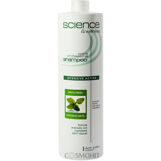 Dott.Solari Fresh Mint Shampoo With Menthol Refreshing Action - Шампунь с мятой и ментолом освежающий против перхоти