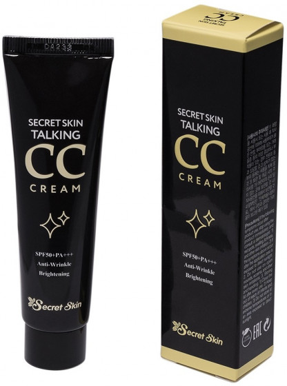 Secret Skin Talking CC Cream SPF50+ PA+++ - СС крем для выравнивания тона кожи