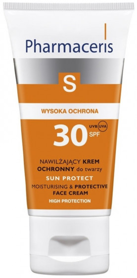 Pharmaceris S Moisturising & Sun Protective Face Cream SPF30 - Увлажняющий солнцезащитный крем для лица