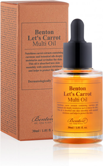 Benton Let’s Carrot Multi Oil - Мультифункциональная сыворотка с маслом семян моркови