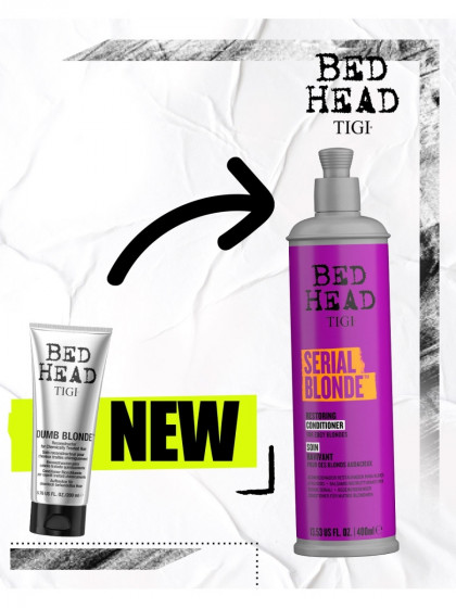 Tigi Bed Head Blonde Conditioner - Восстанавливающий и сохраняющий цвет волос кондиционер для блондинок - 1