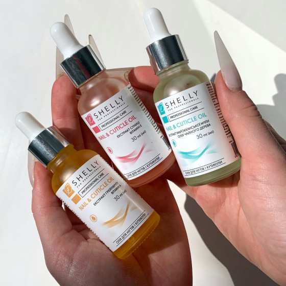 Shelly Nail & Cuticle Oil with Moroccan Mint Extract and Tea Tree Oil - Масло для ногтей и кутикулы с экстрактом марокканской мяты и маслом чайного дерева - 2