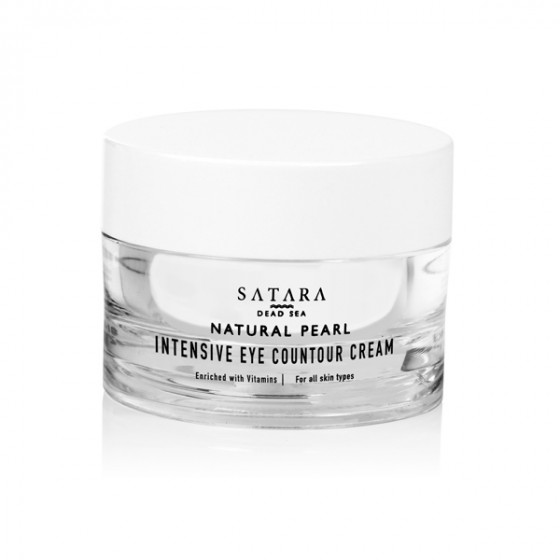 Satara Natural Pearl Intensive Eye Countour Cream - Интенсивный крем для кожи вокруг глаз с витаминами