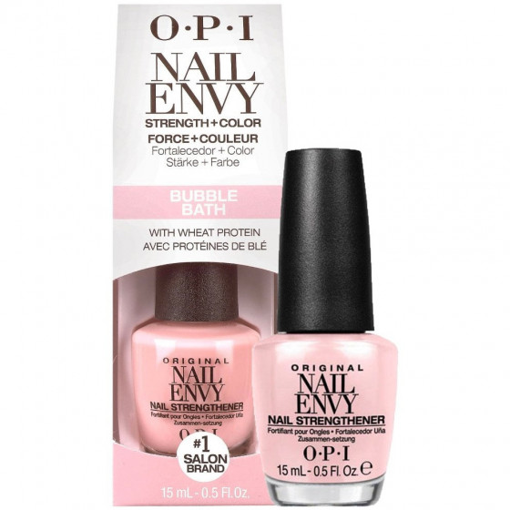 OPI Nail Envy Bubble Bath - Укрепляющее цветное покрытие - 1