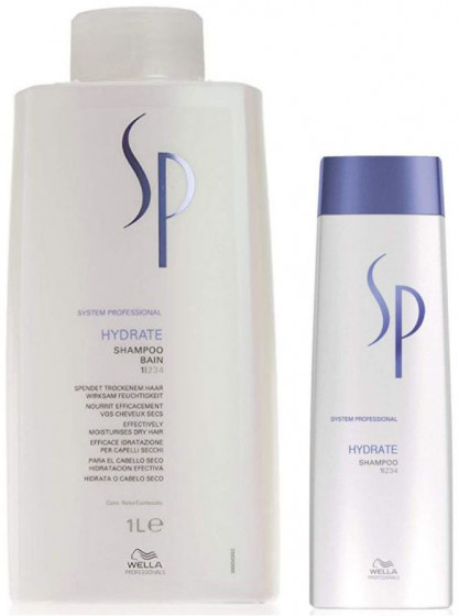 Wella Professionals SP Hydrate Shampoo - Шампунь для интенсивного увлажнения волос - 1