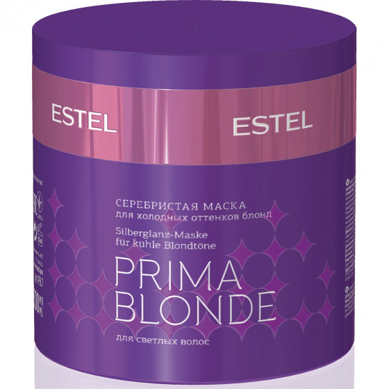 Estel Professionel Prima Blond - Серебристая маска для холодных оттенков блонд