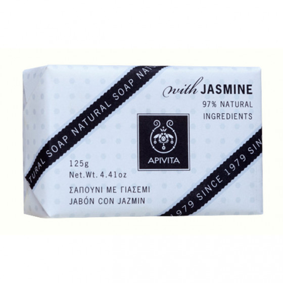 Apivita natural soap with jasmine - Натуральное мыло с жасмином - 1