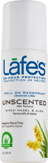 Lafe’s Roll On Unscented Witch Hazel & Aloe - Роликовый дезодорант "Гамамелис и алоэ"