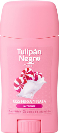 Tulipan Negro Desodorante Stick "Kiss Fresa y Nata" - Дезодорант-стик "Поцелуй клубники и сливок"