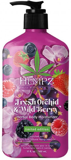 Hempz Body Moisturizer Fresh Orchid & Wild Berry - Молочко для тела "Орхидея-Дикие ягоды"