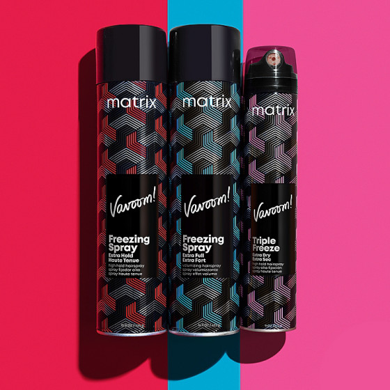 Matrix Vavoom Freezing Spray Finishing Spray - Спрей для фиксации и придания объема волосам - 2