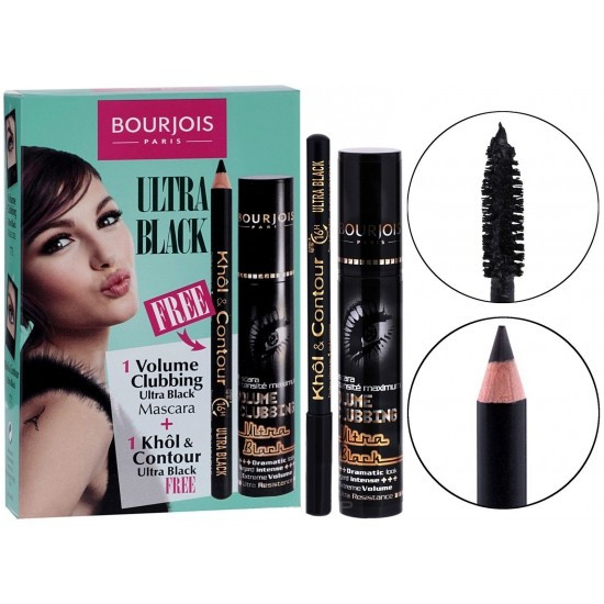 Bourjois Ultra Black (mascara/9ml + pencil/1.14g) - Набор (тушь + карандаш для глаз) - 1