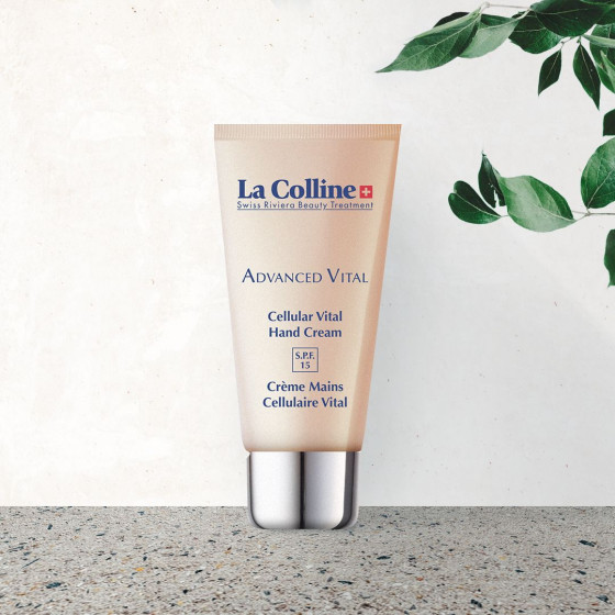 La Colline Cellular Advanced Vital Hand Cream SPF15 - Восстанавливающий крем для рук - 1