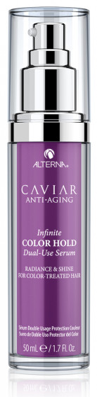 Alterna Caviar Anti-Aging Infinite Color Hold Dual-Use Serum - Сыворотка для сохранения цвета окрашенных волос с экстрактом черной икры