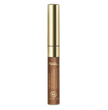 Melvita L'or Bio Golden Lip Gloss Balm - Блеск-бальзам для губ