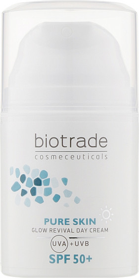 Biotrade Pure Skin Day Cream SPF 50 - Дневной ревитализирующий крем с SPF 50 против первых признаков старения