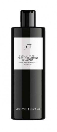 pH Laboratories Pure Straight Post-Treatment Shampoo - Бессульфатный шампунь для гладкости выпрямленных волос