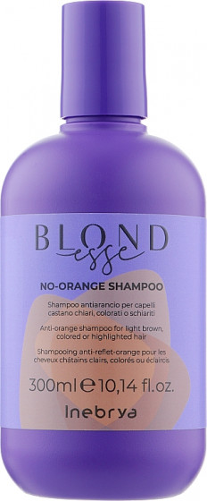 Inebrya Blondesse No-Orange Shampoo - Шампунь для окрашенных волос против оранжевого цвета