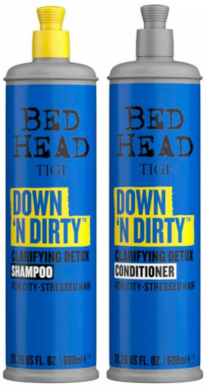 Tigi Bed Head Down'N Dirty Shampoo - Очищающий шампунь-детокс для волос - 3