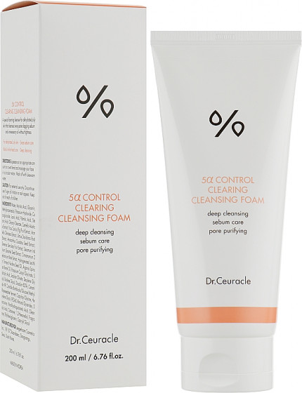 Dr.Ceuracle 5α Control Clearing Cleansing Foam - Себорегулирующая очищающая пенка "5-альфа контроль"