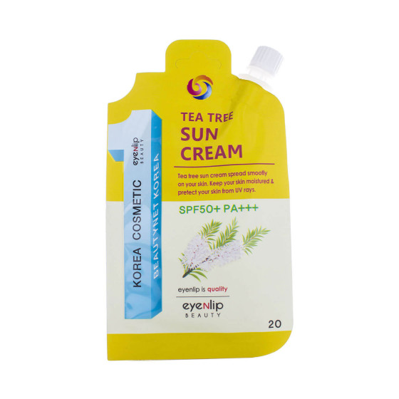 Eyenlip Tea Tree Sun Cream SPF50+ PA+++ - Солнцезащитный крем для лица 