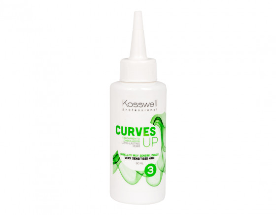 Kosswell Professional Curves Up 3 - Средство для долговременной укладки для очень поврежденных волос