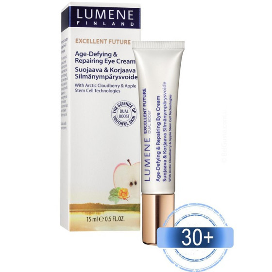 Lumene Excellent Future Dual Boost Age-Defying & Repairing Eye Cream - Крем для области вокруг глаз против старения кожи