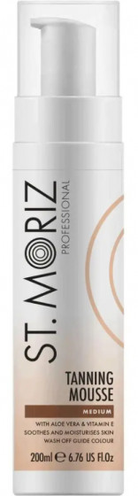 St. Moriz Pro Instant Self Tanning Mousse Medium - Автозагар мусс (средний)