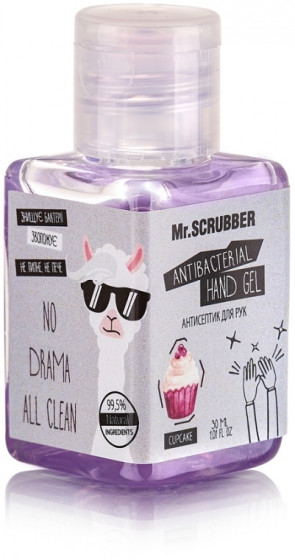 Mr.Scrubber Antibacterial Hand Gel "Cupcake" - Антисептик для рук