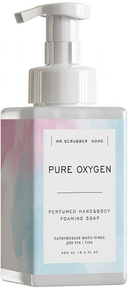 Mr.Scrubber Perfumed Hand & Body Foaming Soap "Pure Oxygen" - Парфюмированное мыло-пенка для рук и тела