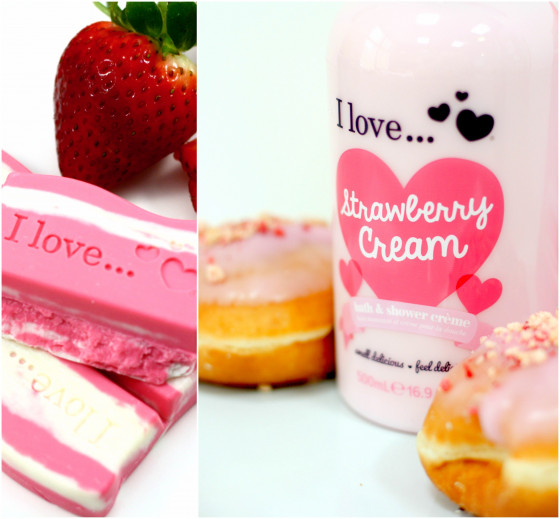 I Love Strawberry Cream Bath & Shower Creme - Крем для ванны и душа "Клубничный крем" - 1