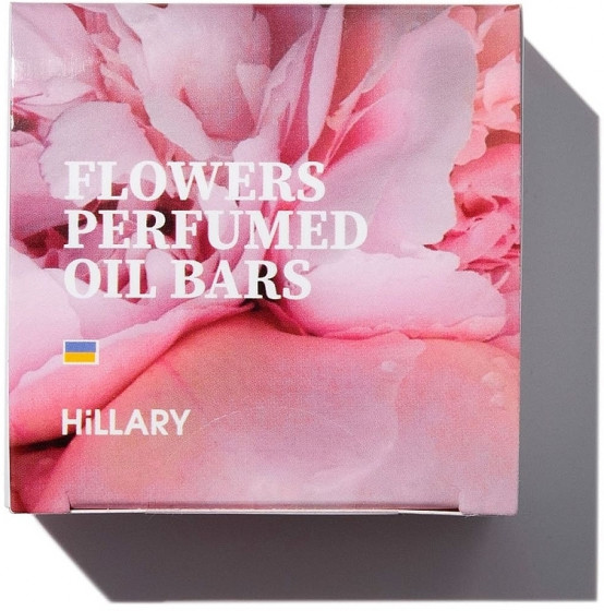 Hillary Perfumed Oil Bars Flowers - Твердый парфюмированный крем-баттер для тела