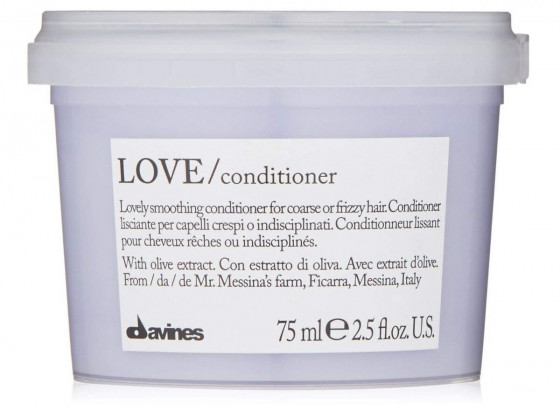 Davines Essential Haircare Love Smoothing Conditioner - Кондиционер для разглаживания завитка