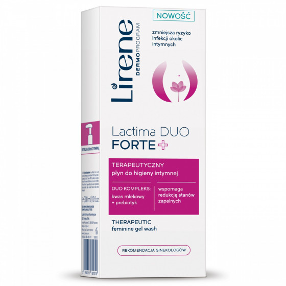 Lirene Lactima Duo Forte Therapeutic Feminine Gel Wash - Гель для интимной гигиены "Терапевтический"