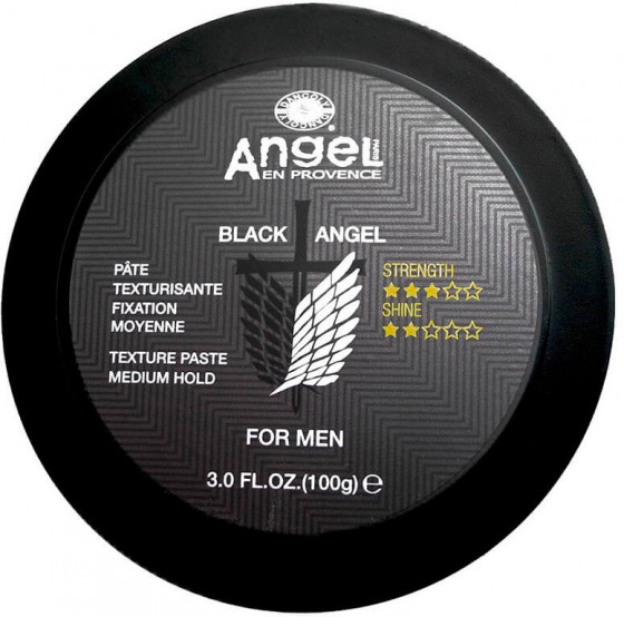 Angel Professional Black Angel Texture Paste Medium Hold - Текстурирующая паста для укладки волос средней фиксации