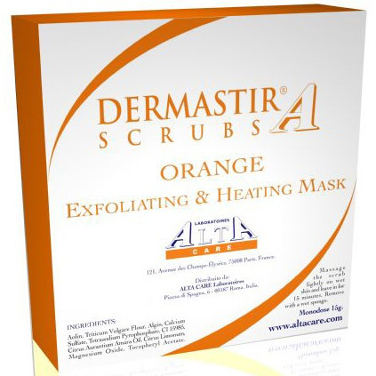 Dermastir Orange Exfoliating Heating Scrub + Mask - Отшелушивающий скраб + маска Апельсин