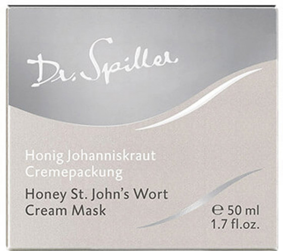 Dr. Spiller Honey St. John’s Wort Cream Mask - Увлажняющая и успокаивающая крем-маска для лица