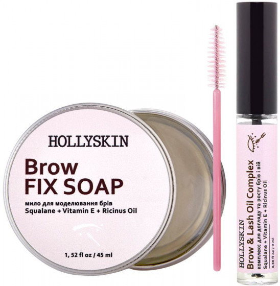 Hollyskin Brow Fix Soap - Мыло для моделирования бровей - 2