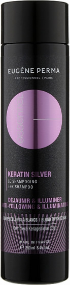 Eugene Perma Essentiel Keratin Silver Shampoo - Шампунь с кератином для седых и осветленных волос