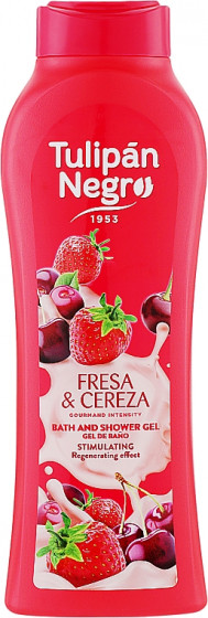 Tulipan Negro "Strawberry and cherry" Shower Gel - Гель для душа "Клубника и вишня"