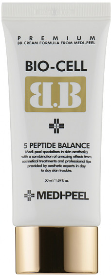 Medi Peel Bio-Cell BB-Cream - Восстанавливающий ВВ-крем с пептидами