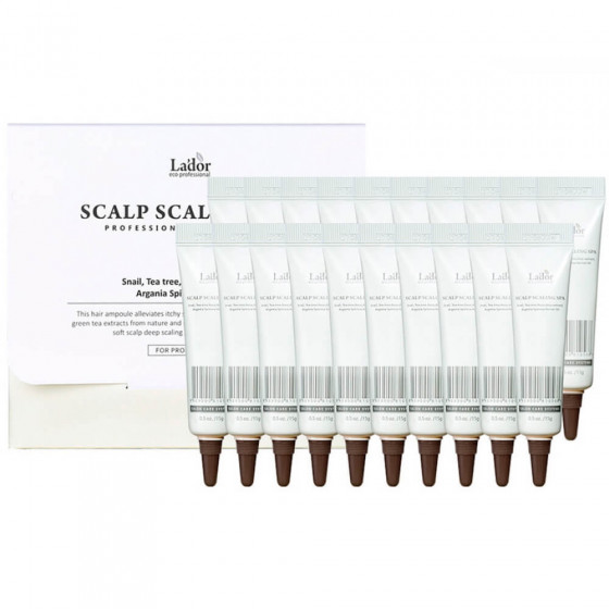 La'dor Scalp Scaling Spa Hair Ampoule - Сыворотка-пилинг для кожи головы - 1