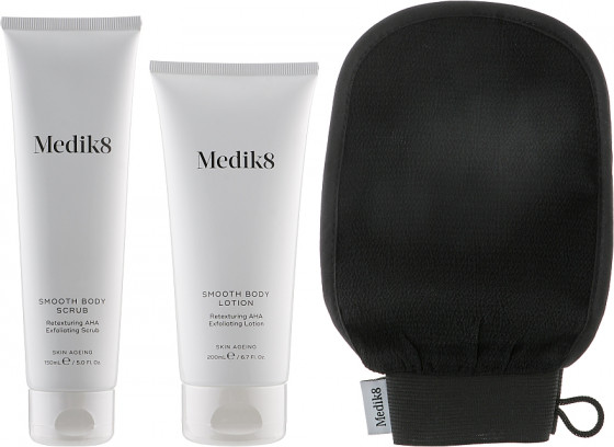 Medik8 Smooth Body Exfoliating Kit - Набор для тела с АНА-кислотами, для сухой кожи и гиперкератоза