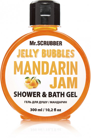 Mr.Scrubber Jelly Bubbles Shower & Bath Gel "Mandarin" - Гель для душа