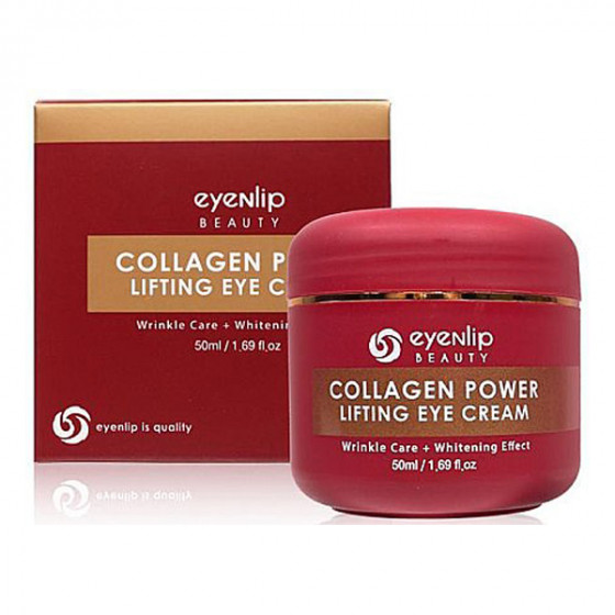 Eyenlip Collagen Power Lifting Eye Cream - Крем для глаз с гидролизованным коллагеном