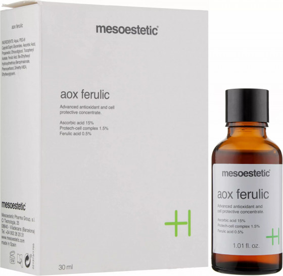 Mesoestetic AOX Ferulic Serum - Антиоксидантная сыворотка с феруловой кислотой и витамином С - 2