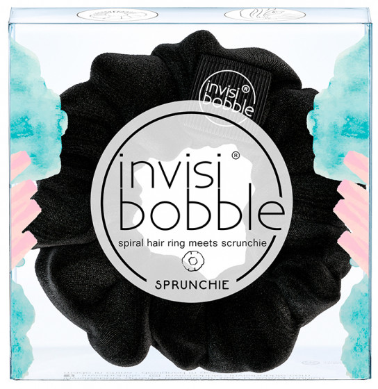 Invisibobble Sprunchie True Black - Тканевая резинка-браслет для волос