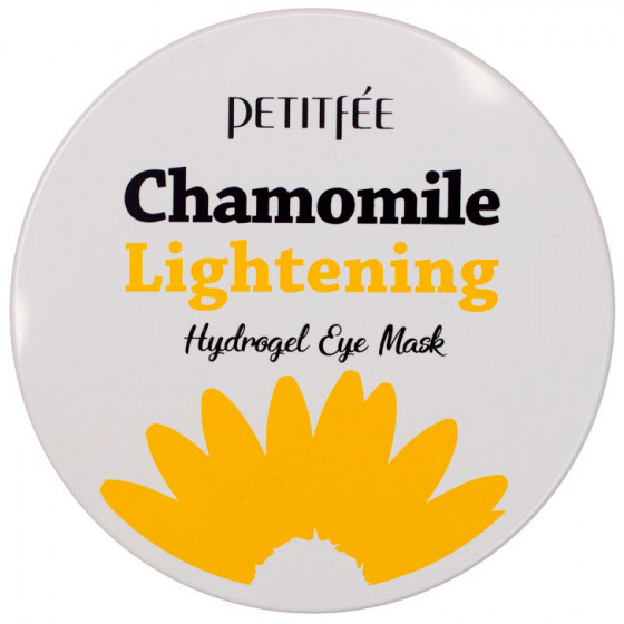 Petitfee & Koelf Chamomile Lightening Hydrogel Eye Patch - Гидрогелевые осветляющие патчи для глаз с экстрактом ромашки