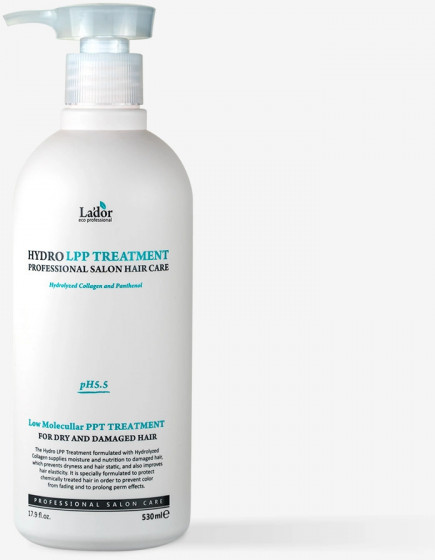 La'dor Hydro LPP Treatment - Увлажняющая маска для волос с гидролизованным коллагеном - 1