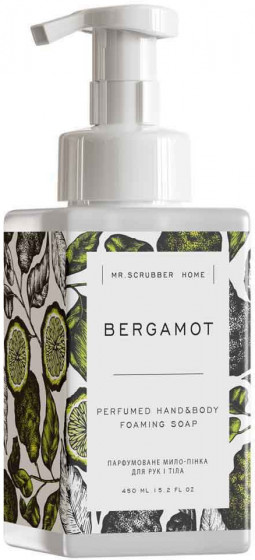 Mr.Scrubber Perfumed Hand & Body Foaming Soap "Bergamot" - Парфюмированное мыло-пенка для рук и тела